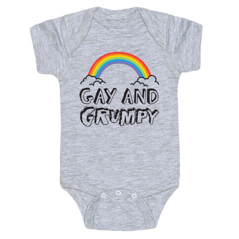 Gay And Grumpy Baby One-Piece