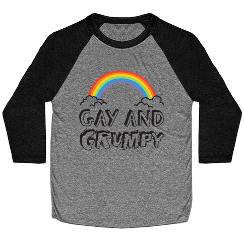 Gay And Grumpy Baseball Tee