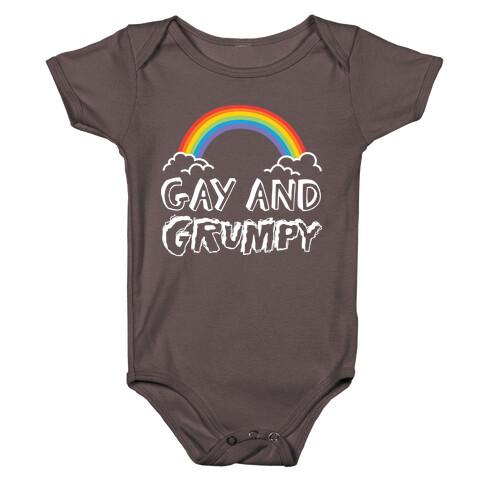 Gay And Grumpy Baby One-Piece