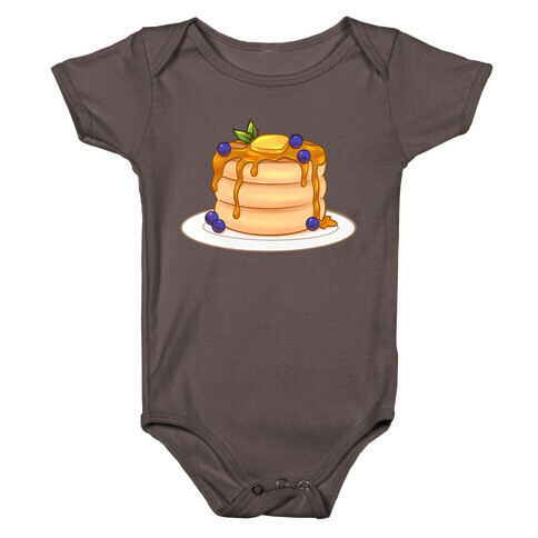 Stack Of Blueberry Pancakes Baby One-Piece