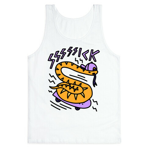 Sssssick Skating Snake Tank Top