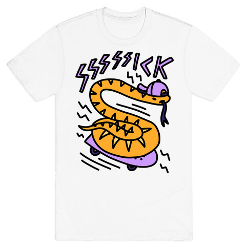 Sssssick Skating Snake T-Shirt