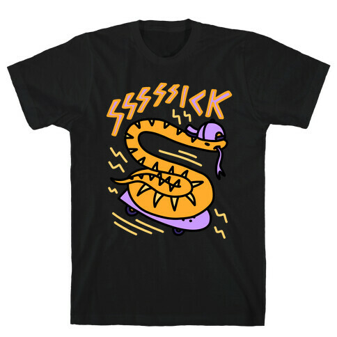 Sssssick Skating Snake T-Shirt