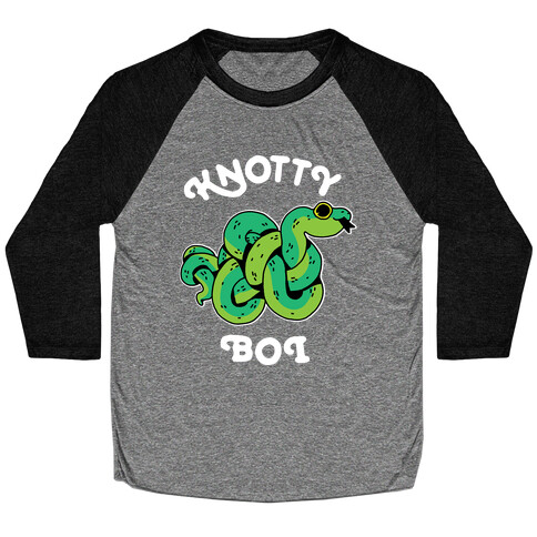 Knotty Boi Snake Baseball Tee