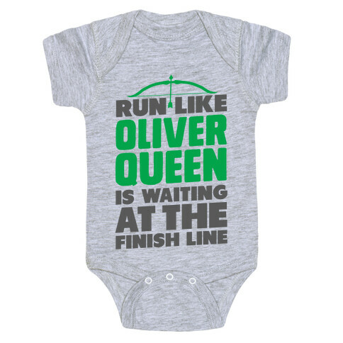 Run Like Oliver Queen is Waiting Baby One-Piece