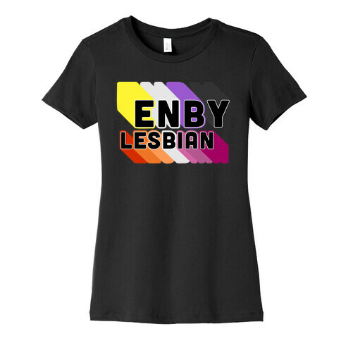 Enby Lesbian Womens T-Shirt