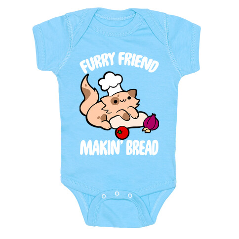 Furry Friend Makin' Bread Baby One-Piece