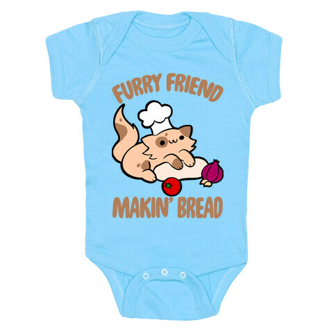 Furry Friend Makin' Bread Baby One-Piece