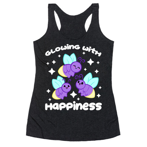 Glowing With Happiness Racerback Tank Top