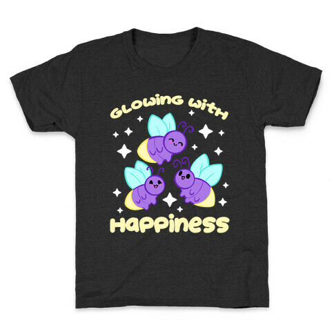 Glowing With Happiness Kids T-Shirt