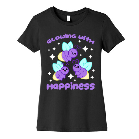 Glowing With Happiness Womens T-Shirt