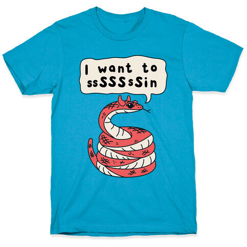 I Want To Sin Devil Snake T-Shirt