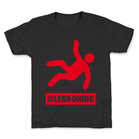 Lebroning (Red) Kids T-Shirt