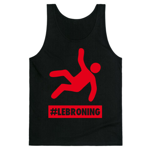 Lebroning (Red) Tank Top