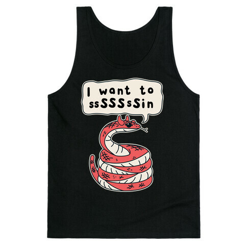 I Want To Sin Devil Snake Tank Top