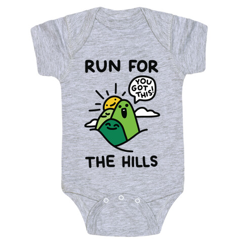 Run For The Hills Baby One-Piece