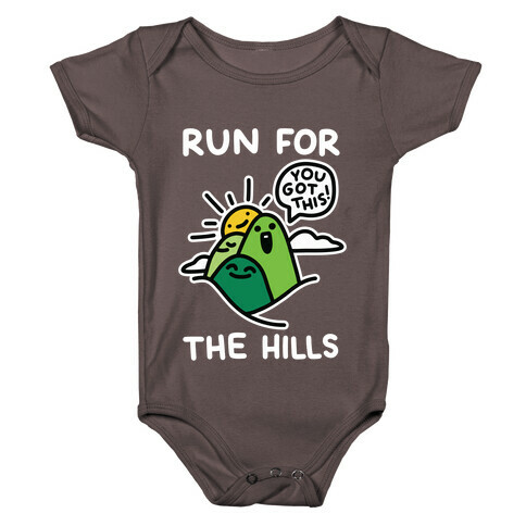 Run For The Hills Baby One-Piece