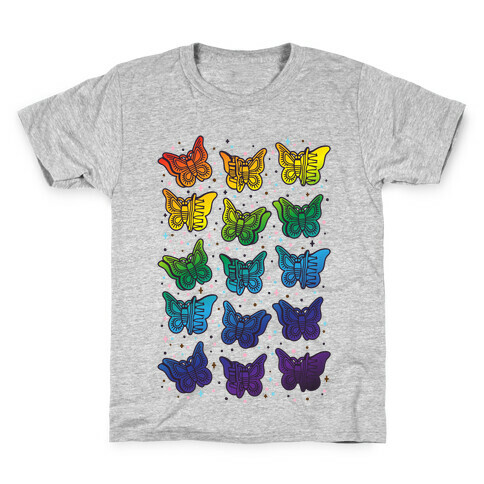 Butterfly Clips LGBTQIA+ Pride Kids T-Shirt