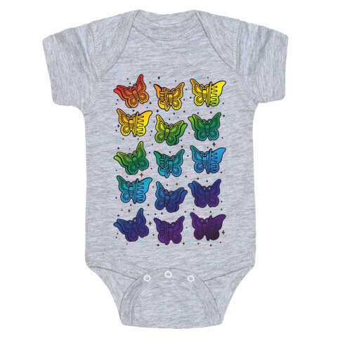 Butterfly Clips LGBTQIA+ Pride Baby One-Piece