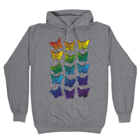 Butterfly Clips LGBTQIA+ Pride Hooded Sweatshirt