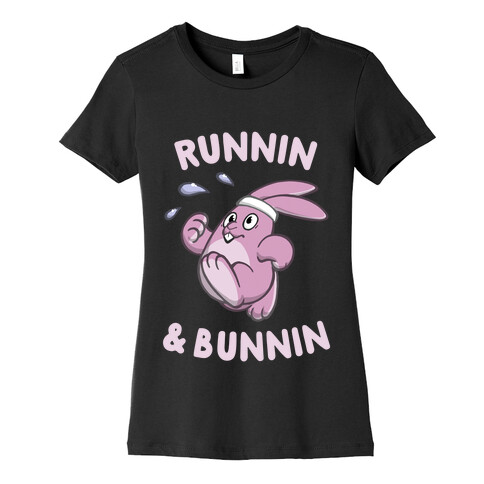 Runnin' And Bunnin' Womens T-Shirt