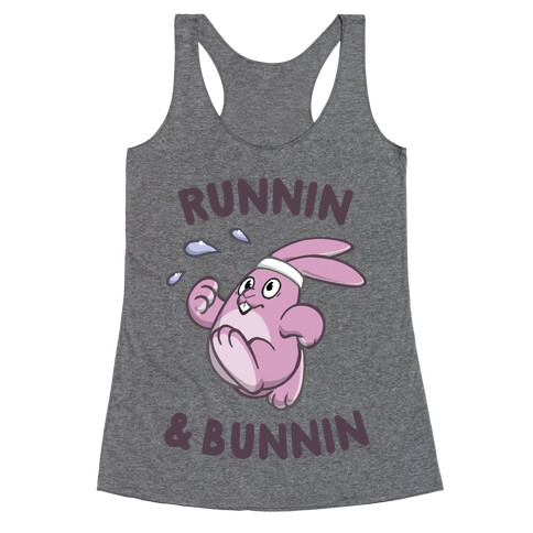 Runnin' And Bunnin' Racerback Tank Top