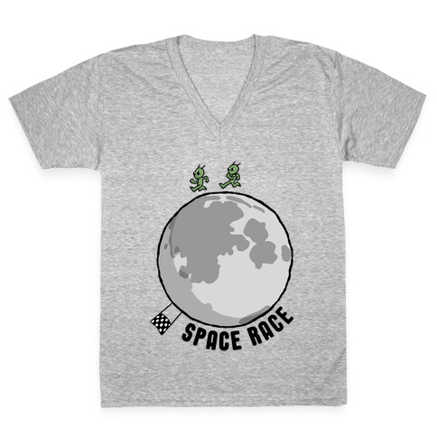 Space Race V-Neck Tee Shirt