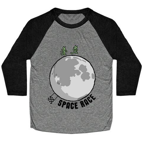 Space Race Baseball Tee