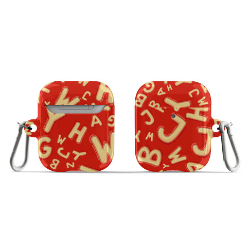 Alphabet Soup Pattern AirPod Case