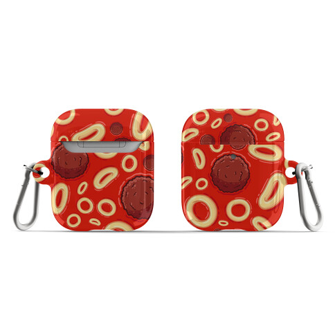Spaghettios With Meatballs Pattern AirPod Case