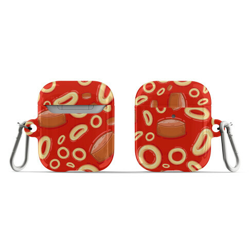 Spaghettios With Franks Pattern AirPod Case