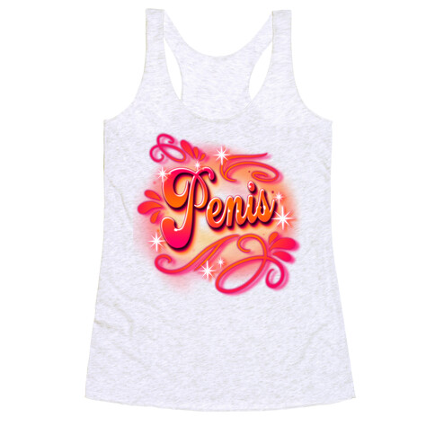 Penis Airbrush Racerback Tank Top