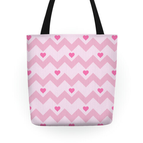 Chevron Heart Tote Tote