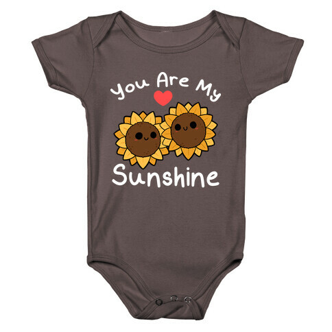 You Are My Sunshine Sunflowers Baby One-Piece