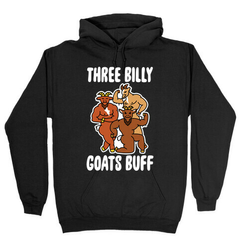 Three Billy Goats Buff Hooded Sweatshirt
