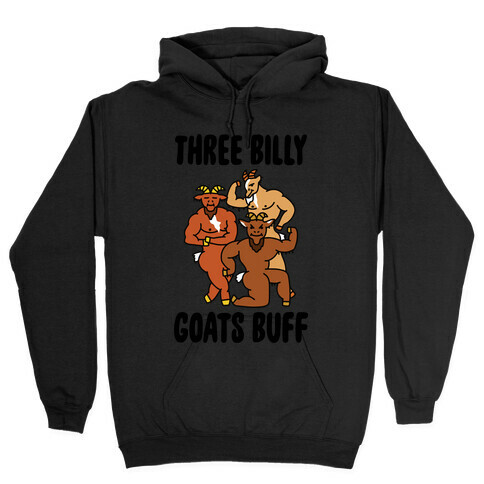 Three Billy Goats Buff Hooded Sweatshirt