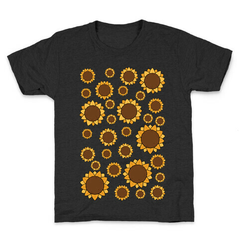 Sunflower Pattern Kids T-Shirt