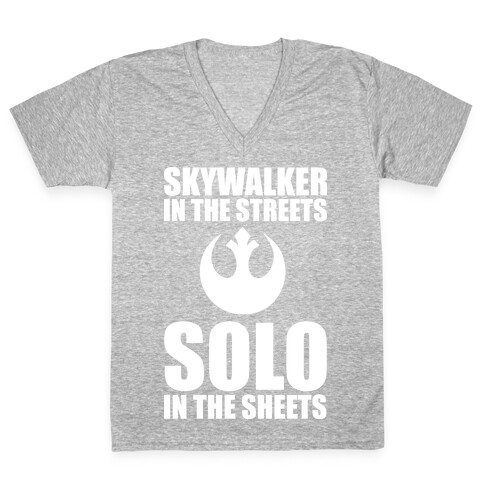 Skywalker In The Streets Solo In The Sheets V-Neck Tee Shirt
