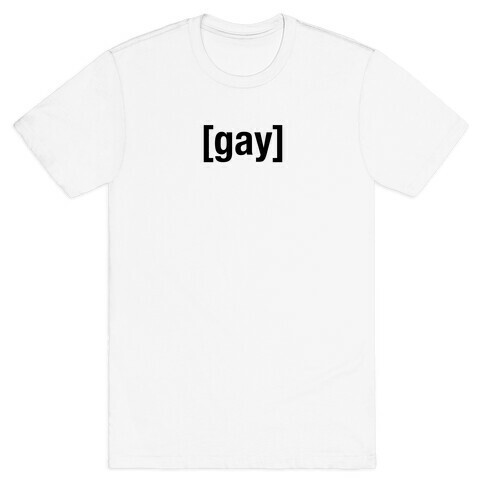 [Gay] Shirt (black) T-Shirt