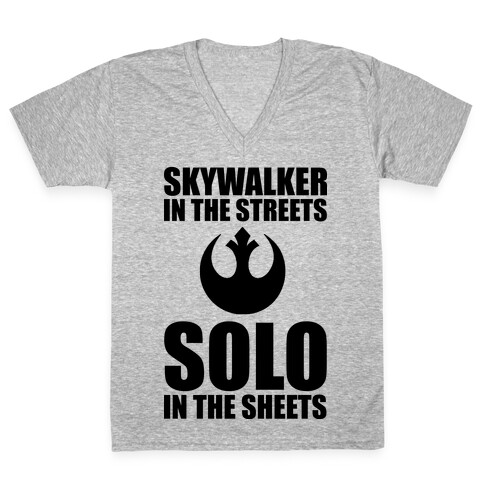 Skywalker In The Streets Solo In The Sheets V-Neck Tee Shirt