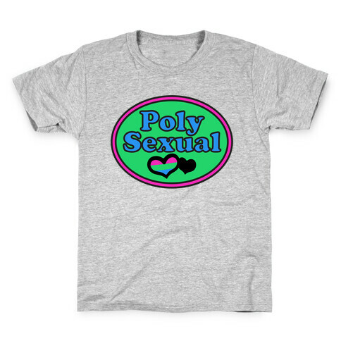 Polysexual Pride Pocket Parody Kids T-Shirt