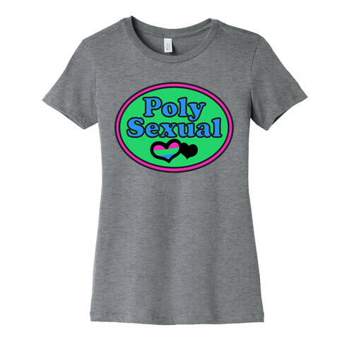 Polysexual Pride Pocket Parody Womens T-Shirt