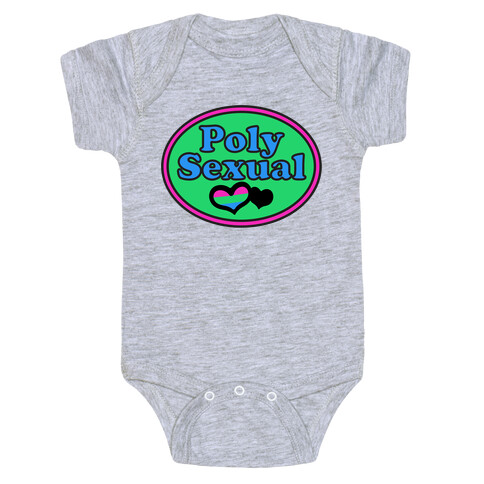 Polysexual Pride Pocket Parody Baby One-Piece