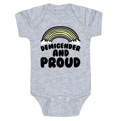 Demigender And Proud Baby One-Piece