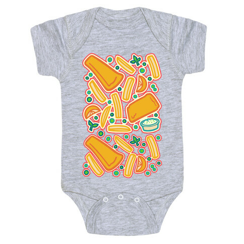 Groovy Fish And Chips  Baby One-Piece
