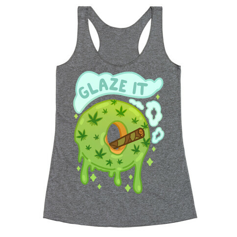 Glaze It Donut Racerback Tank Top