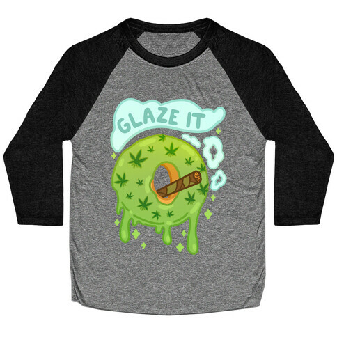 Glaze It Donut Baseball Tee