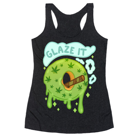Glaze It Donut Racerback Tank Top