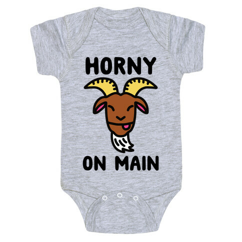 Horny On Main (Goat) Baby One-Piece