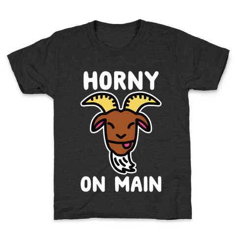 Horny On Main (Goat) Kids T-Shirt